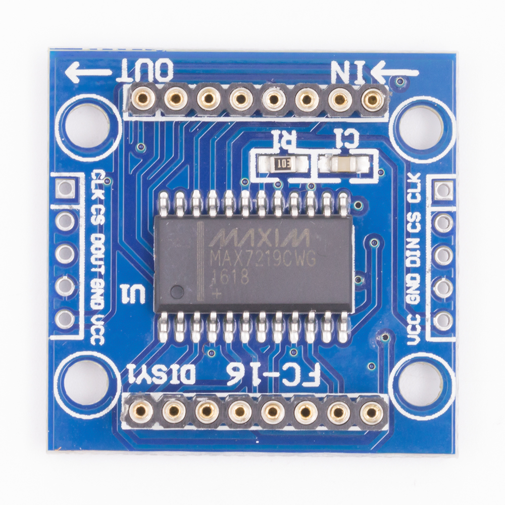 Светодиодный матричный модуль MAX7219 неприпаянный